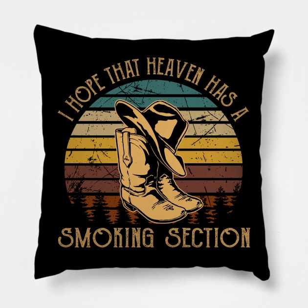 I Hope That Heaven Has A Smoking Section Boot Western